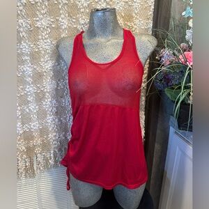 SHEIN Vibrant Red Tank Top size  L